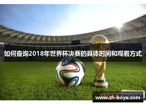 如何查询2018年世界杯决赛的具体时间和观看方式